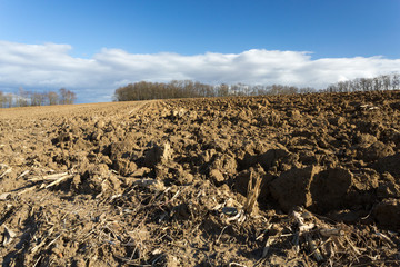 Champs labour&eacute;s et perspective