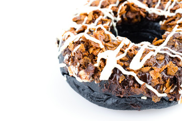 Donut isolated on white background