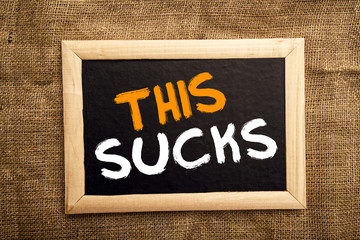This sucks