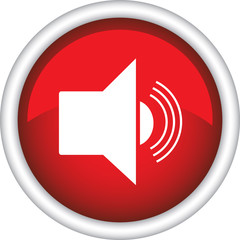 Круглый векторный знак с изображением радиозвука