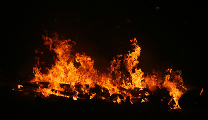 Fototapeta na wymiar fire flame