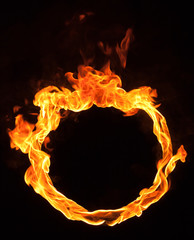 fire flame circle 