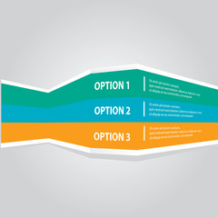 color vector Paper Progress product choice or versions