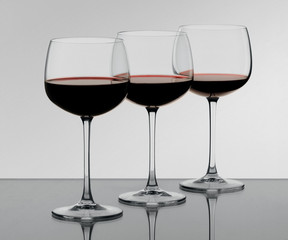 three glasses