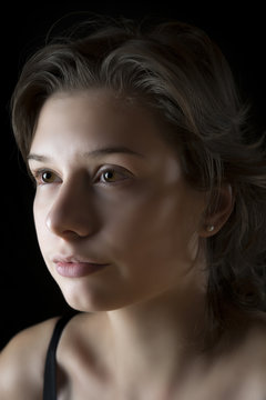 Portrait young woman