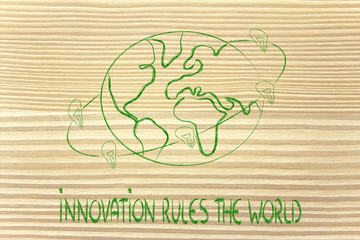 ideas can change the world: concept of innovation