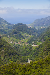 Aerial view of Madeira island