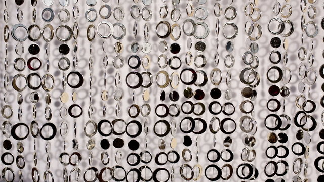 abstract sparkling curtain background
