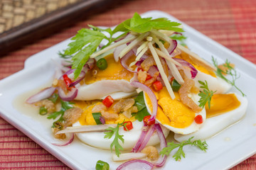 Salted Egg Salad Thai food