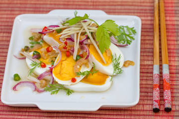 Salted Egg Salad Thai food