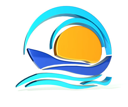 Boat 3D logo