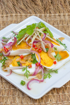 Salted Egg Salad Thai food