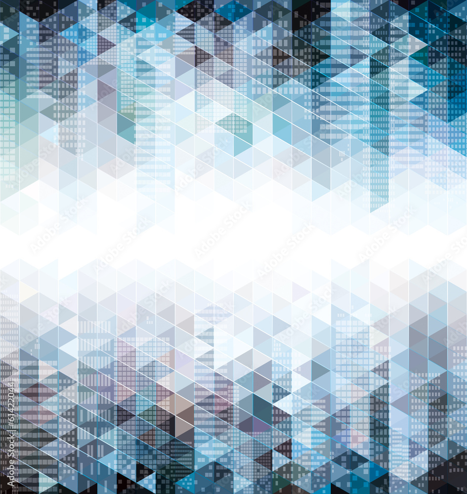 Aufkleber Abstract urban geometric background with copy space.