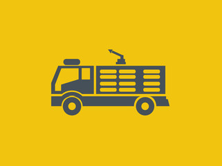 Transportation Flat Icon. Vector Pictogram. EPS 10.