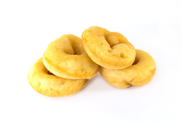 Donuts or doughnut isolated on white background