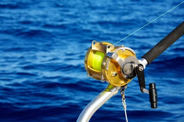 Stof per meter Deep sea fishing reel © ivan_sabo