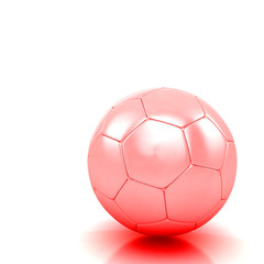 Fototapeta premium soccer ball isolated white background