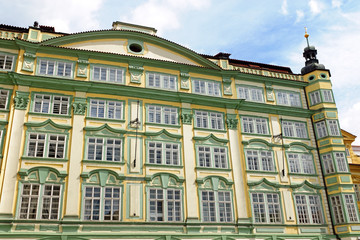 Old restored building in Prague