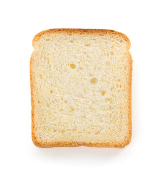 Sliced Bread On White