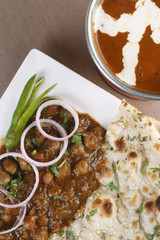 Chickpeas in spicy gravy from North India