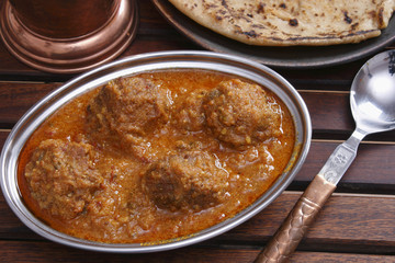 Mutton kofta curry