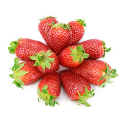 strawberry isolated on white background