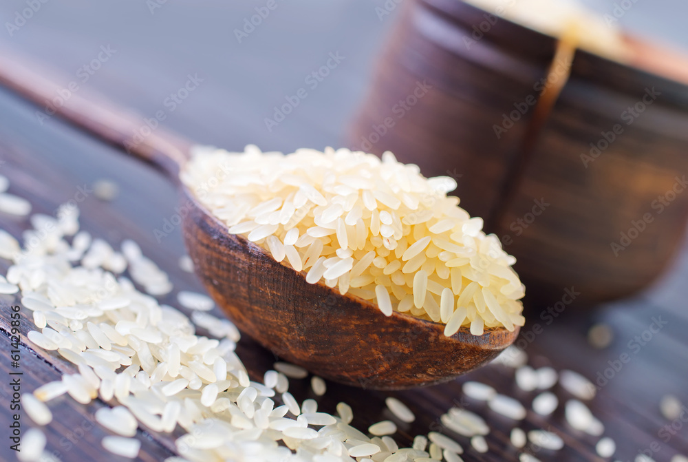 Canvas Prints raw rice