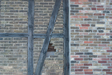 Fassade aus Ziegeln