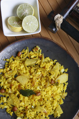 Poha – A snack made of beaten rice