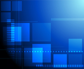 Obraz premium Błękitny abstrakcjonistyczny techniki tło