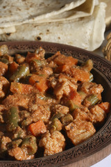 Nawabi curry is a rich Mughlai curry 