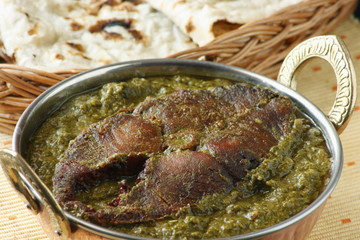 Saag Fish it is a north Indian vegetable