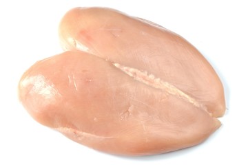 raw chicken fillets