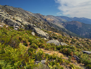 Loma Lanchamala en la Sierra de Gredos
