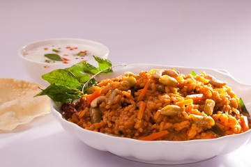 Spicy Mixed Vegetable Rice.