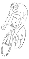 Cyclist Sketch