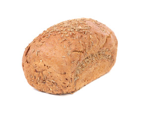 Rye bread with caraway seed.