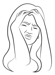 Woman with Headache