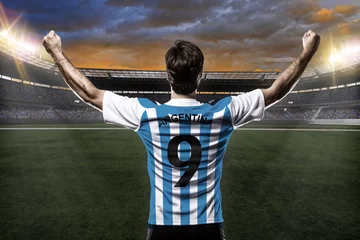 Fotobehang Argentinian soccer player © beto_chagas