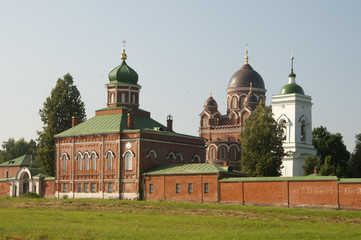 Fototapeta na wymiar SPASO-BORODINSKY (Savior in Borodino) convent