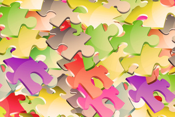 Pieces of the puzzle background