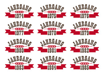 Jahrgang Banner