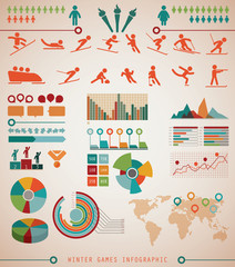 Winter Sports Games Infographics