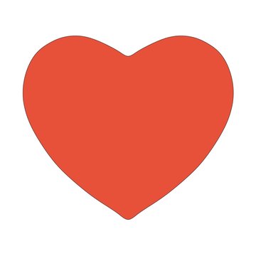 cartoon image of valentine heart