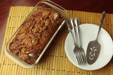 Two loafs of sweet bread
