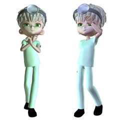 3d male doctor