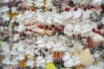 handicraft from seashell