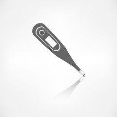 Medical thermometer web icon
