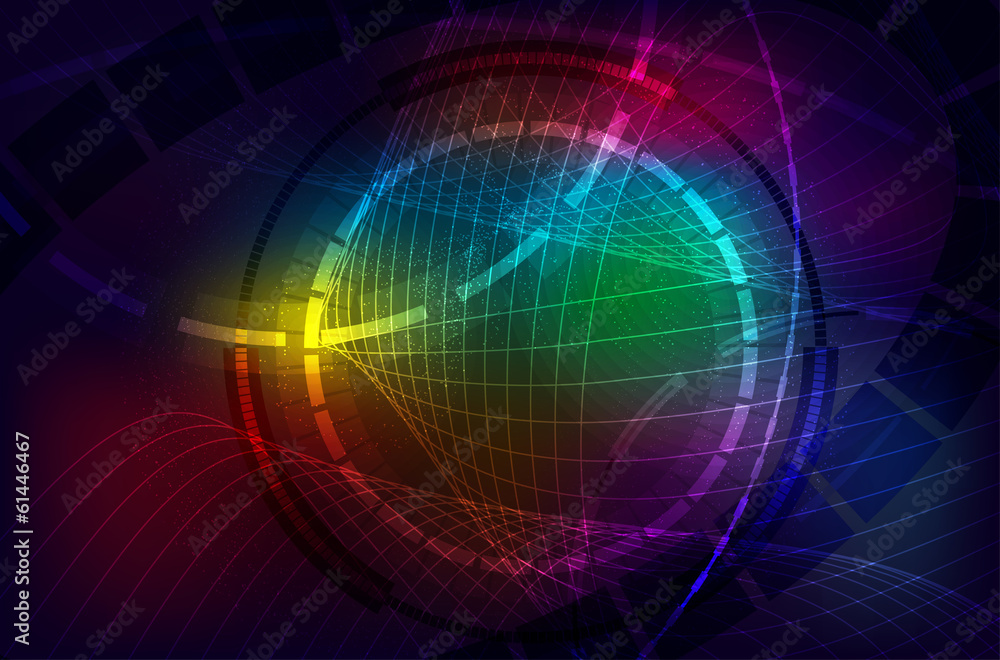 Poster abstract shiny lines background
