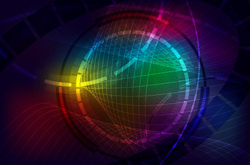 Abstract shiny lines background